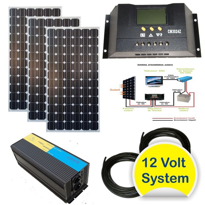 Kit solaire photovoltaïque 1800W