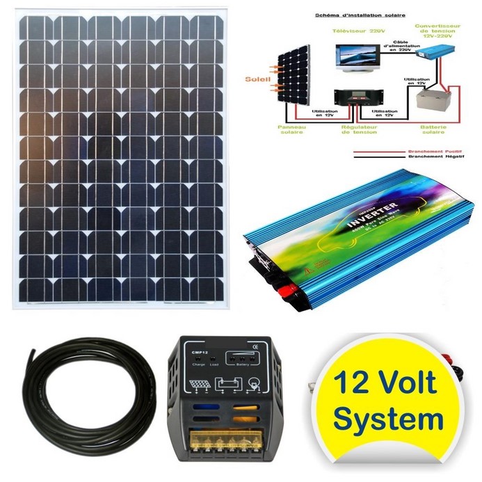 Kit solaire photovoltaïque 600W