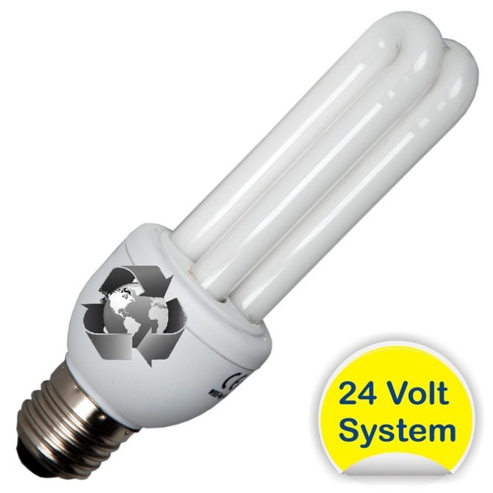 Ampoule basse consommation E27 - 24v  / 11W