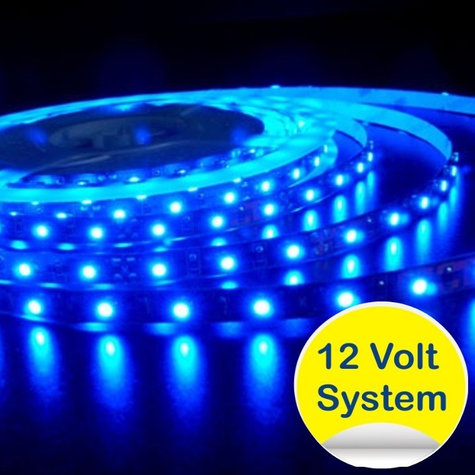 Rouleau lumineux flexible LED Bleu 5m