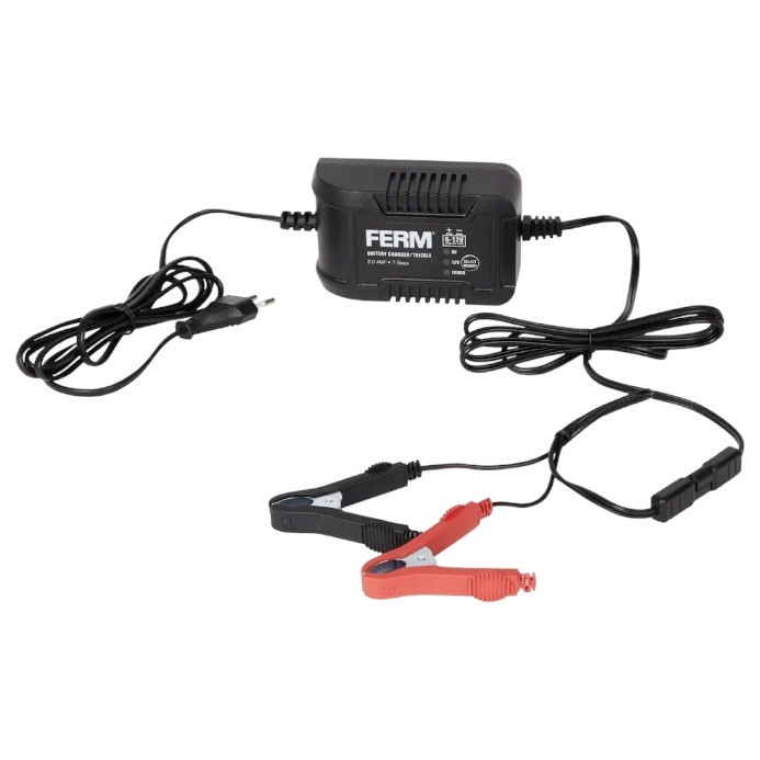 Chargeur de batterie FERM - Vue avant