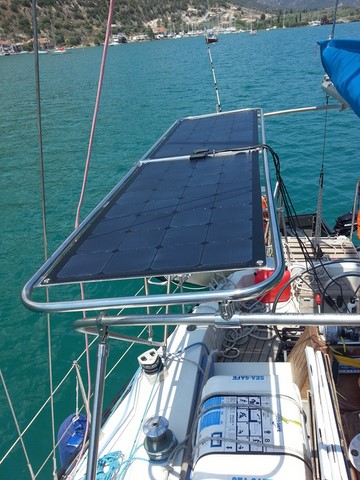 2 panneaux solaire nautique